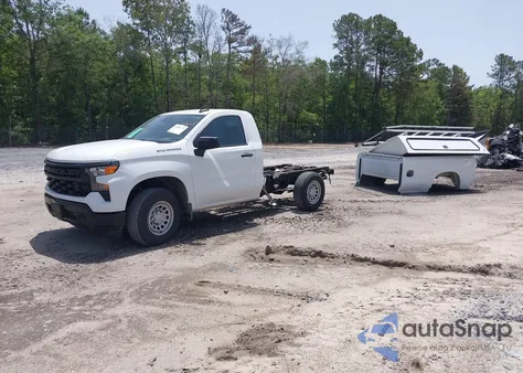 2024 Chevrolet Silverado 1500 2Wd Long Bed Wt from USA, damaged, VIN 3GCNAAEK6RG105203